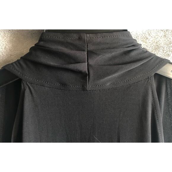 Vintage London Style Black Halter Top Geo Print Swing Dress Plus Size 16 NWT - Picture 4 of 7